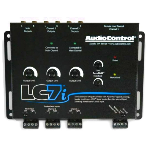 AudioControl LC7i 6-Channel Line Output Converter with AccuBASS