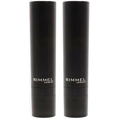 Rimmel lasting finish extreme lipstick, Off Black, 1 Count (Pack of 2)