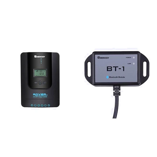 Renogy Rover 20A 12V/24V Auto DC Input MPPT Solar Charge Controller with Bluetooth Module