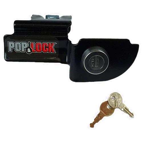 Pop & Lock - PL3600 Black Manual Tailgate Lock for Dodge Dakota and Mitsubishi Raider