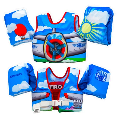 Body Glove Paddle Pals Motion Life Jackets - The Safest Patented U.S. Coast Guard Approved Kids Swim Vest 33-55 LBS