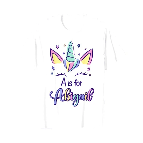 First Name Abigail Apparel First Name Abigail Personalized A Is For Abigail T-Shirt