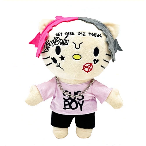 Generic Singer Cat Plush Toy, Cute Fan Peripherals Animal Heal Your Mood Plush Plush Toy, Kawaii Animal Cat Plush Stuffed Toy Collectible Gifts for Fan (B1)
