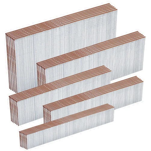 SITLDY 18 Gauge Galvanized Brad Nails Brown T-Head 5 Sizes 5000-Pack (5/8