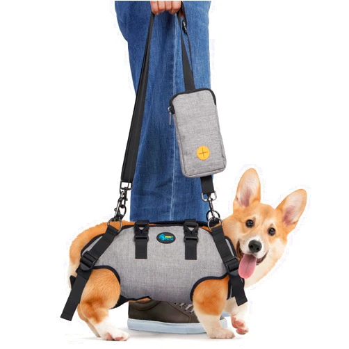 Ownpets Dog Sling Harness, Outdoor Sling Bag for Spine Protection, Whole Body Support, Support Vest to Assist Aged Dogs, Outdoor, M