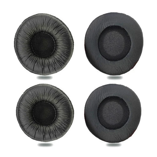 Weatwo Ear Cushions for Plantronics Headset, 50mm Replacement Headphone Earpads Covers for Plantronics HW251N 510 520 Blackwire 3210 3220 3310 3320 Jabra PRO 920 930 9450 Biz 1500 1900 2400II-4 Pack