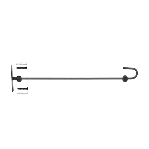 Damukoo Garden Flag Stand for Wall, Garden Flag Holder for Mailbox Post,Metal Yard Flag Pole Hanger for Outside,Garden Flag Wall Hanger Stake for Mini&Small Flag 12x18 Decor with Stopper