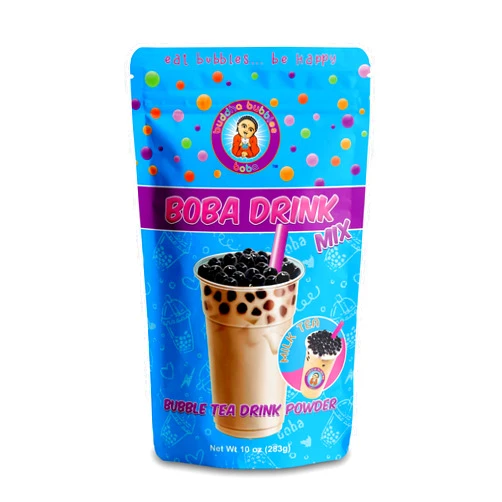 Buddha Bubbles Boba MILK TEA Boba/Bubble Tea Drink Mix By Buddha Bubbles Boba (10 Ounce) (283 Grams)
