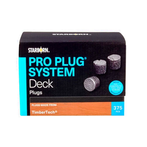 Starborn Industries Starborn Pro Plugs for TimberTech Dark Roast Decking - 375 Count