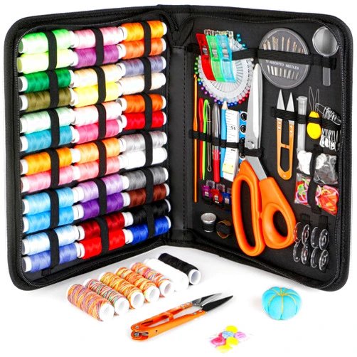 Maxfanay Sewing Kit for Adults,Maxfanay Needle and Thread Kit for Sewing,Professional Sewing Supplies Accessories with Tailor Scissors,43XL Thread,30 Needles,Thread Snips and More for Travel Home Beginners