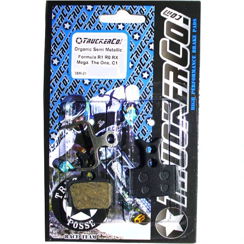 TruckerCo Organic Semi-Metallic Brake Pads Formula R1, RR1, C1, R0, RX, Mega, The One