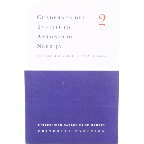 Unknown author Cuadernos del Instituto Antonio de Nebrija de estudios sobre la universidad nº2