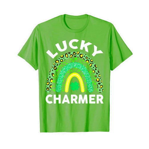 Lucky Charmer TShirt Cute St Patricks Day Costume Lucky Charmer Shirt St Patricks Day Little Baby Toddler Girl T-Shirt