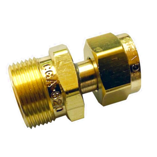 Preece Precision CGA-200 MC Acetylene Cylinder Tank to CGA-520 B Regulator, Adaptor, Connect you 