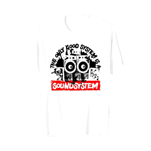 Rasta University The Only Good System is a Sound System Reggae T-Shirt