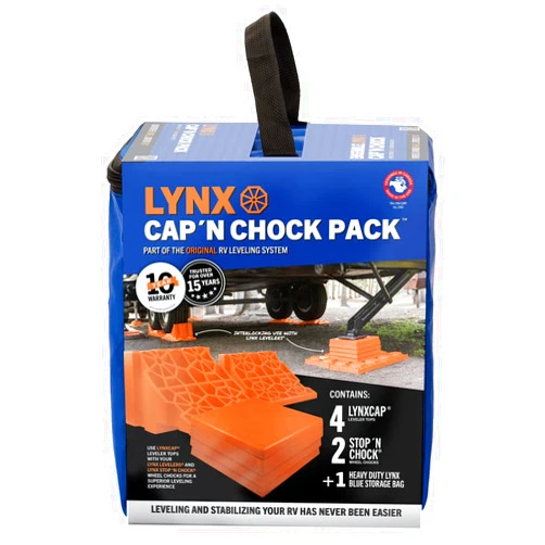Tri-Lynx Lynx Cap N Chock 6 Pack With Carry Bag