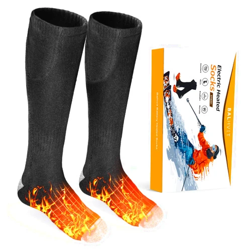 Balhvit Heated Socks for Men Women-Rechargeable Electric Socks