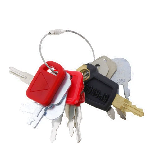 Solarhome 10 Heavy Construction Equipment Ignition Keys Sets for Caterpillar Case JD Hyster Komatsu Keys Heavy Equipment