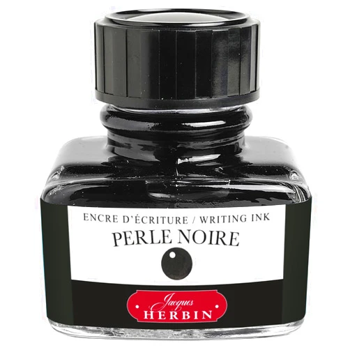 Jacques Herbin J. Herbin Fountain Pen Ink - 30 ml Bottled - Perle Noire, 1.01 Fl Oz (Pack of 1)
