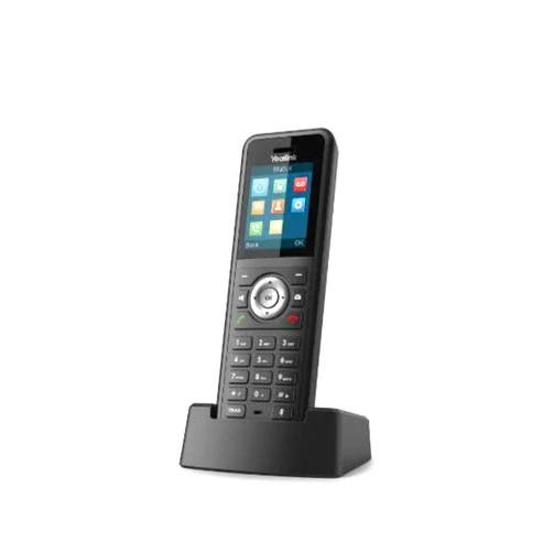 Yealink W59R Cordless Ruggedized DECT IP Phone, Base Station Not Included, 1.8-Inch Color Display, Power Adapter Included