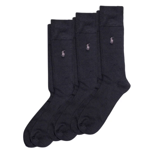 Polo Ralph Lauren Men's Supersoft Flat Crew Socks (3 Pairs)
