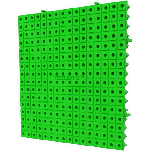 Toolgrid TGB-6X6 Modular Board 16pc Pack - Green