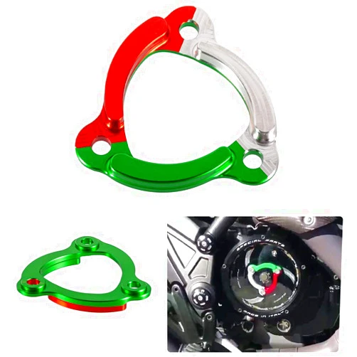 Nawenson Aluminum Spring Retainer Ring for Clear Clutch Cover Set for 959/1199/1299/V4 Panigale for Monster 821/1100 EVO/1200 for Scrambler 800/1100 for Xdiavel (Mixture)