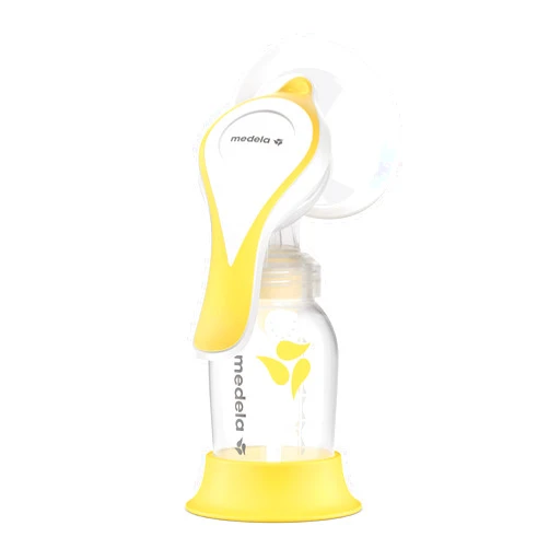 Medela Manual breast pump with Flex Shields Harmony Single Hand for More Comfort and Expressing More Milk