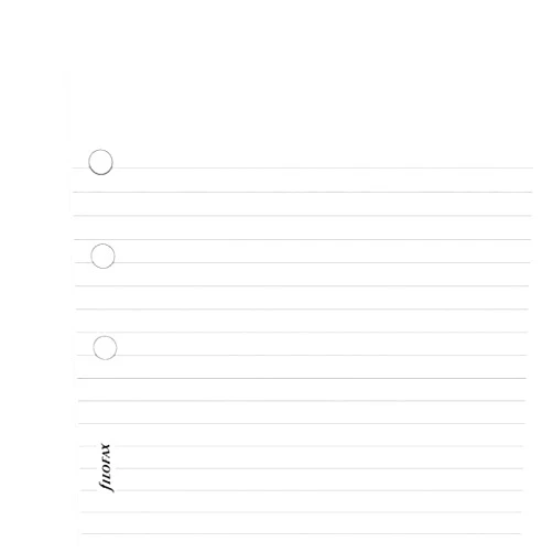 By Filofax Filofax Personal Ruled Notepaper - White