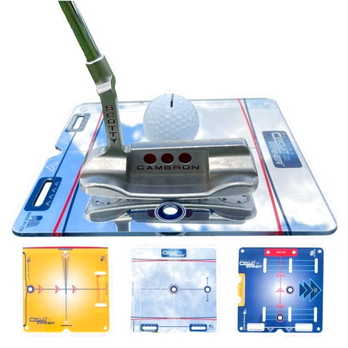 EyeLine Golf Putting Mirror, Golf Circuit Trainer, Portable Putting EyeLine Alignment Training Aids with Carry-on Bag, Indoor and Outdoor Practice, Golf Accessories, for Golf Trainer