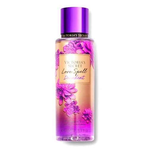 Victoria's Secret Love Spell Decadent Fragrance Body Mist for Women, 8.4 fl. oz. (Love Spell Decadent)