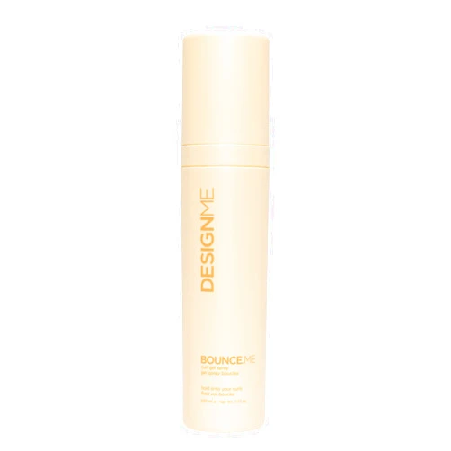 Design.Me BOUNCE.ME Curling Gel Spray | Frizz-Free Curl Defining Gel - Refresh Curls, Waves, Coils | Non-Crunchy, Non-Sticky Formula - Climate Control Styling, 7.77Oz