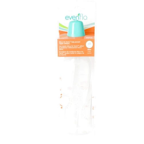 Evenflo Classic Clear Bottle without BPA, 8 Ounce