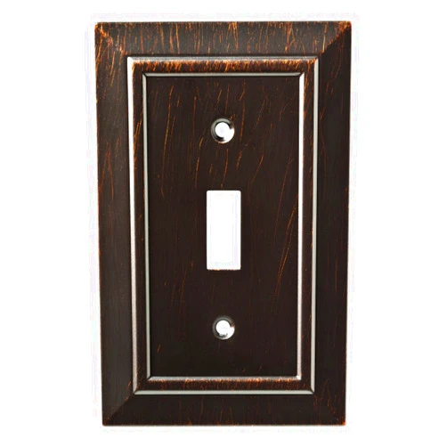Franklin Brass W35217-VBR-C Classic Architecture Single Switch Wall Plate/Switch Plate/Cover, Venetian Bronze