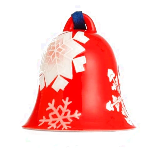Franz Fine PorcelainHoliday Greetings Collection BELL ORNAMENT