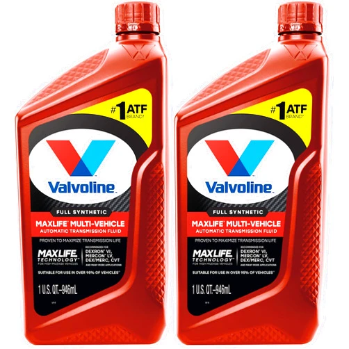 Valvoline ATF, Automatic Transmission Fluid, 1 QT Pack of 2 | MaxLife | Multi-Vehicle | Full Synthetic