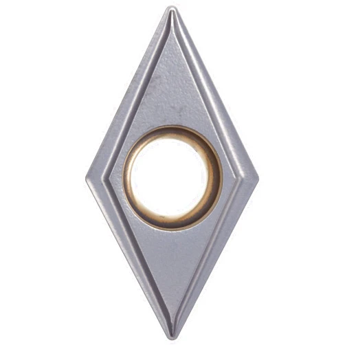 Sandvik Coromant T-Max U Carbide Turning Insert, DCMT, 55 Degree Diamond, UF Chipbreaker, GC1515 Grade, Multi-Layer Coating, DCMT 3(2.5)1-UF, 3/8