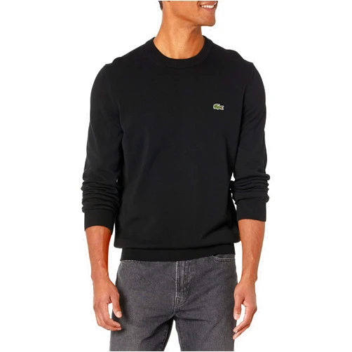 Lacoste Men's Long Sleeve Crew Neck Regular Fit Sweater