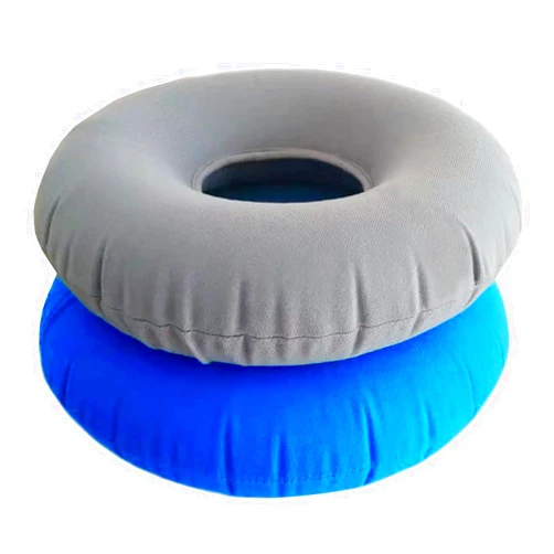 Shineyid 2 Pack Donut Pillow, Donut Cushion Seat, Inflatable Ring Cushion with A Pump, Hemorrhoid Seat Pillow, Round Wheelchairs Seat Cushion for for Home, Car or Office (15