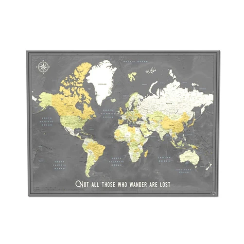 Pin Adventure map World Map Poster with Pins for Travel Tracking | Personalized Push Pin Travel Map Poster | Custom Push Pin Map for travelers