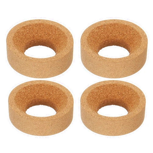 uxcell Lab Flask Support Cork Stand 100mm Diameter Round Bottom Holder for 150ml-1000ml Flasks 4Pcs