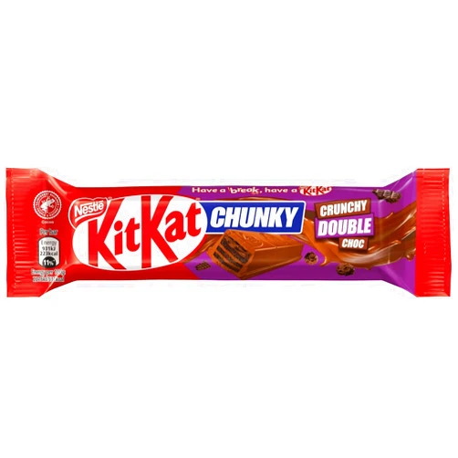 Kit Kat KitKat Chunky Crunchy Double Chocolate 42g (Pack of 2)