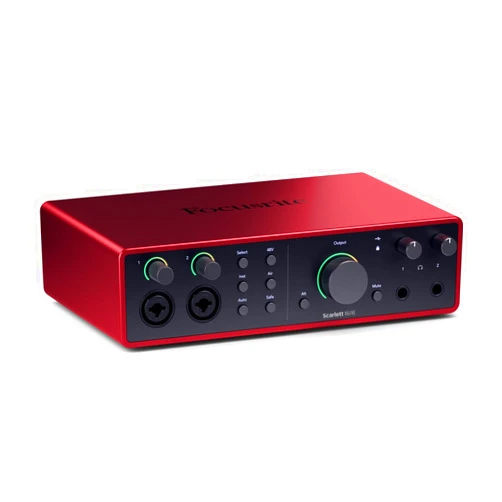 Focusrite Scarlett 16i16 4th Gen USB Audio Interface, for Songwriting, Music Production, Recording, and Podcasting — High-Fidelity, Studio Quality Recording, and All the Software You Need to Record