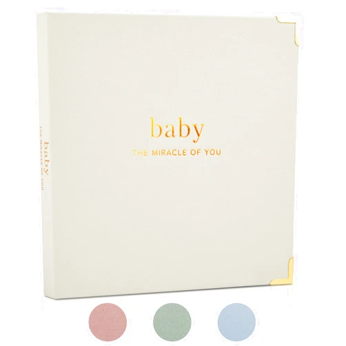 ZICOTO Keepsake Baby Memory Book for Boys and Girls – Timeless First 5 Year Baby Book – Neutral Journal Scrapbook or Photo Album - Record a Milestone for Every Event from Birth to Age 5