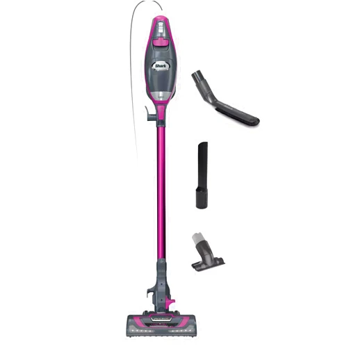Shark HV371 Rocket Pro DLX Corded Stick, Removable Hand Vacuum, Advanced Swivel Steering, XL Cup, Crevice Tool, Upholstery Tool & Anti-Allergen Dust Brush, Fuchsia, Capacity