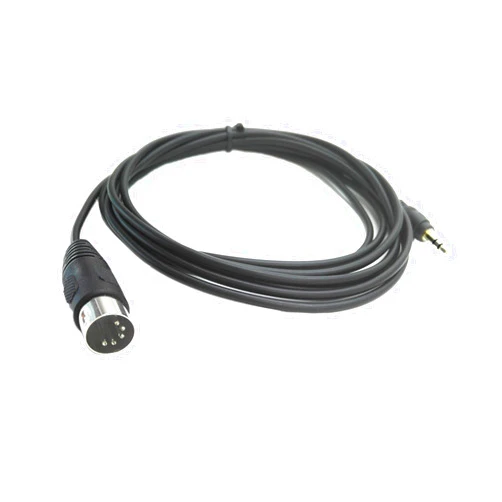 SinLoon 5-Pin DIN-Male Cable, 5 Pin Din Plug to 3.5mm(1/8in) TRS Stereo Male Jack Stereo Audio Cable for Playing The Musical Instrument Signal Output 3m (10 feet,3.5M-5 DIN M)