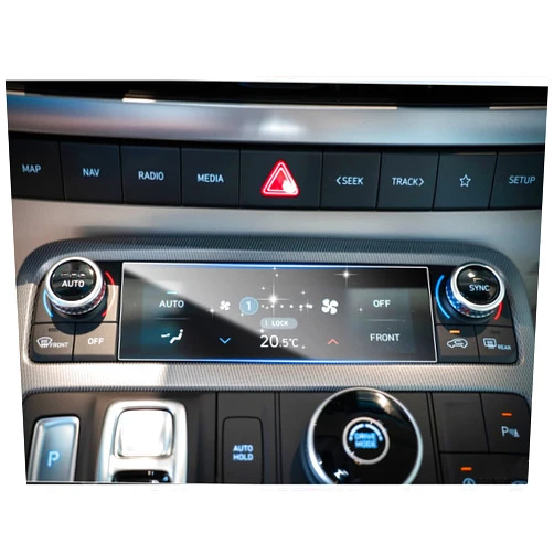 SHAOHAO 2024 2025 Palisade Screen Protector for 2023 2024 2025 Hyundai Palisade AC Panel Screen Protector, Fit for 2023 2024 2025 Hyundai Palisade Calligraphy Air Conditioner Display Screen HD Clear Plastic Protective Film for Hyundai 2023 2024 2025 Palisade Accessories (Only for Calligraphy)