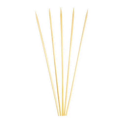 KingSeal 1000 Count | KingSeal Natural BAMBOO Heavy Weight Wood Kebab Skewers, Sticks, 10 Inch Length x 3.8mm, Bulk Pack - 1 Box of 1000