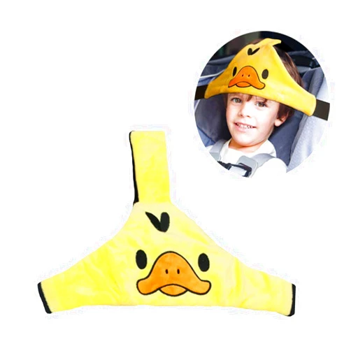 HJH Baby Carseat Head Support Car Seat Head Band Strap Headrest Stroller Car Seat Sleeping Head Support for Toddler Child Children Kids Infant (Yellow)
