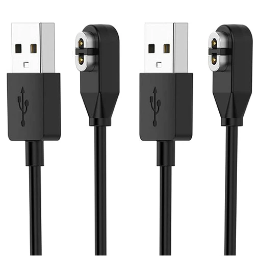 Emilydeals Charging Cable for Shokz OpenRun, OpenRun Pro, OpenRun Mini, AfterShokz Aeropex AS800, OpenComm ASC100SG, Replacement USB Charger Cable Cord Bluetooth Headphones Accessories (2Pack, 3.3ft/1m)